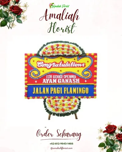 Bunga Papan Congratulation di Keramas